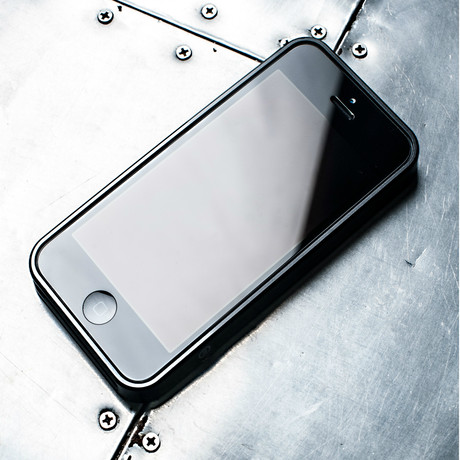 Bumper Case for iPhone // Gunmetal (iPhone 5/5S)