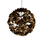 Pinwheel Pendant Light // Small (Bronze)