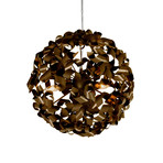 Pinwheel Pendant Light // Small (Bronze)