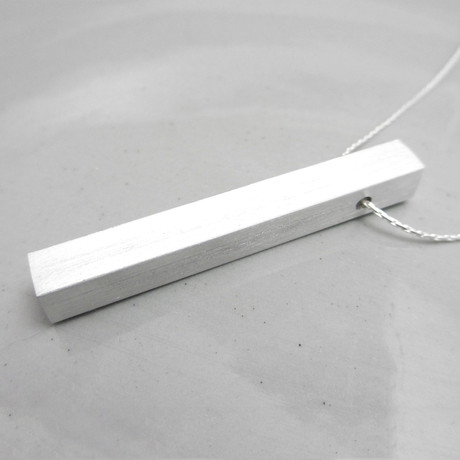 Minimalist Square Aluminum Necklace