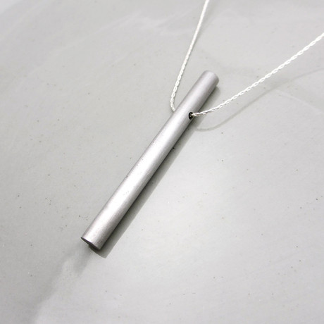 Minimalist Round Steel Necklace