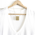 Minimalist Solid Brass Necklace