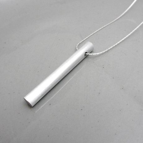 Minimalist Round Aluminum Necklace