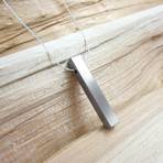 Minimalist Square Steel Necklace