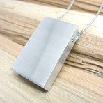 Industrial Solid Aluminum Necklace