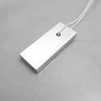 Industrial Aluminum Rectangle Necklace