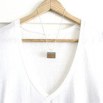 Geometric Aluminum + Brass Necklace // Standard