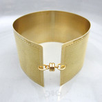 Industrial Brass Bracelet