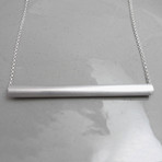 Minimalist Aluminum Tube Necklace