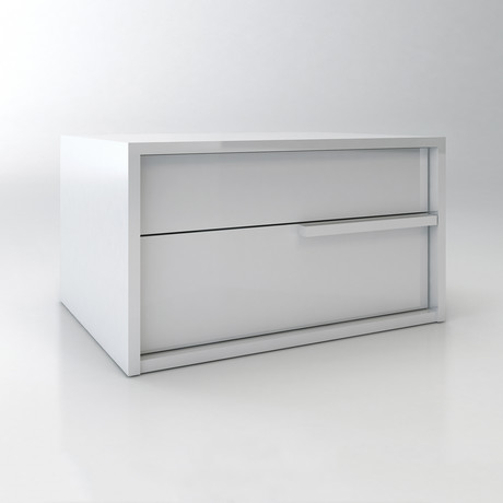 Jane Nightstand // White Lacquer