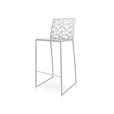 Foley Barstool // White Lacquer