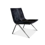 Mayfair Lounge Chair // Black Hair