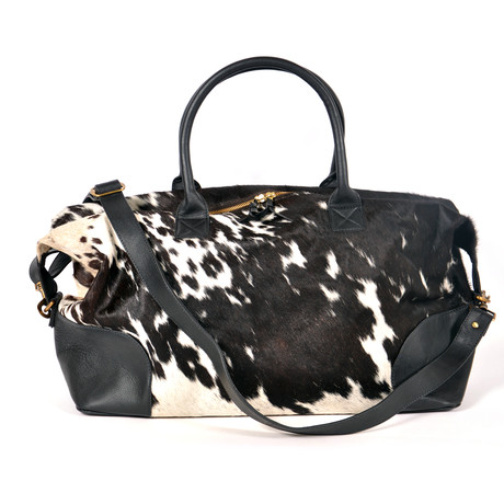 Sutton Place Cowhide Leather Weekender