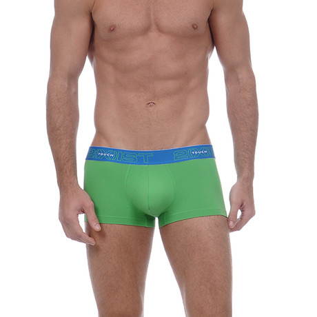 No Show Trunk // Bamboo Green, Sky Diver // 3-Pack (S)