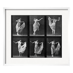 Dancing Woman, Plate 187 from 'Animal Locomotion', 1887 (White Frame)