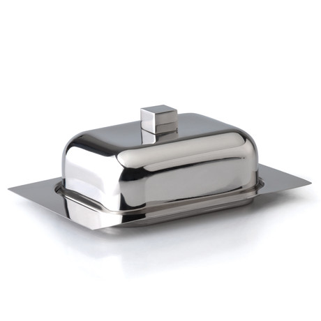 Cubo Stainless Steel Butter Dish