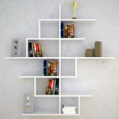 Line Wall Shelves // Nox4 (White)