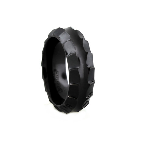 Templar Ring // Black + 8mm (Size 9)