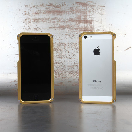 Alloy 5 iPhone Case // Gold