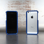 Alloy 5 iPhone Case // Blue (Black End Caps)