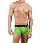 Solid + Plaid Trunk // 2 Pack // Green, Black (S)
