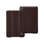 Classic Premium Leatherette Smart Cover Case // iPad Mini (Black)