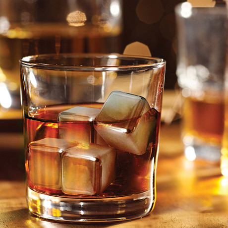Stainless Steel Ice Cubes // Set of 6