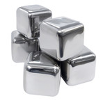 Stainless Steel Ice Cubes // Set of 6