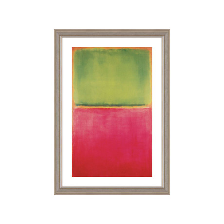 Mark Rothko // Green, Red, on Orange