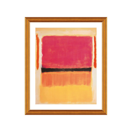 Mark Rothko // Untitled (Violet, Black, Orange, Yellow on White and Red ...