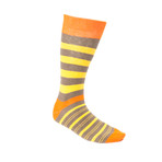 Fancy Men's Socks // Taupe Stripe