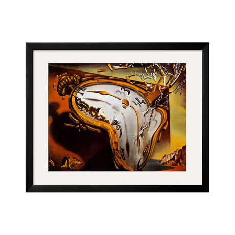 Salvador Dalí // Soft Watch at the Moment of First Explosion (Black Frame)