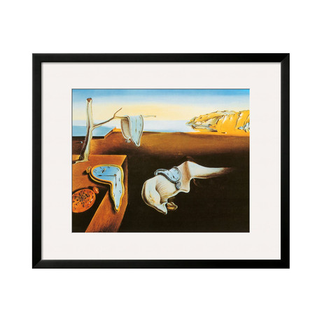 Salvador Dalí // The Persistence of Memory (Black Frame)