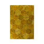 Honey Comb // Gold (5'2"L x 7'6"W)