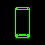 iGlow Full Body Wrap for HTC One // Green Glow (HTC One)