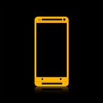 iGlow Full Body Wrap for HTC One // Vivid Orange (HTC One)