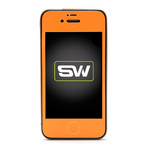 iGlow Full Body Wrap // Vivid Orange (iPhone 4/4S)