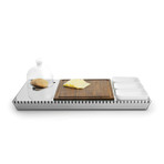 Filo Tray Set // Cutting Board + Snack Holders + Knife