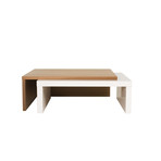 Blues Coffee Table (Chocolate, Pure White)