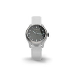 COOKOO Watch // Silver on White