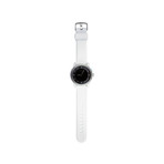 COOKOO Watch // Silver on White