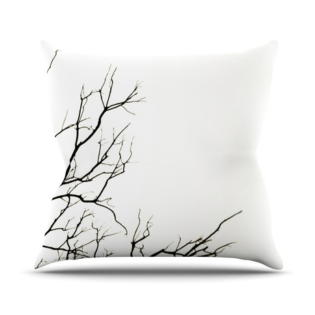 Skye Zambrana Throw Pillow // "Winter" (Medium: 18" x 18")