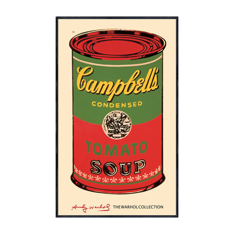 Campbell's Soup Can // 1965 // Green & Red