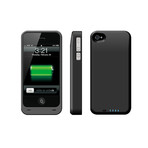 uNu DX Plus Extended Battery Case for iPhone 4/4S // Matte Black & Black