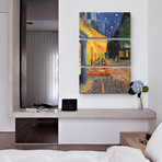 The Cafe Terrace by Vincent van Gogh // Triptych (3 Piece: 40"L x 60"H)