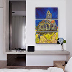 Church at Auvers by Vincent Van Gogh // Triptych (3 Piece: 40"L x 60"H)