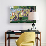 Sunday Afternoon by Georges Seurat // Canvas (Small: 26"L x 18"H)