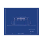 Frank Lloyd Wright // Unity Temple // North Elevation