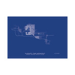 Frank Lloyd Wright // Falling Water // West Elevation