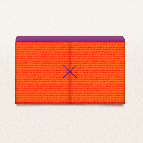 Slim Wallet // Neon Orange